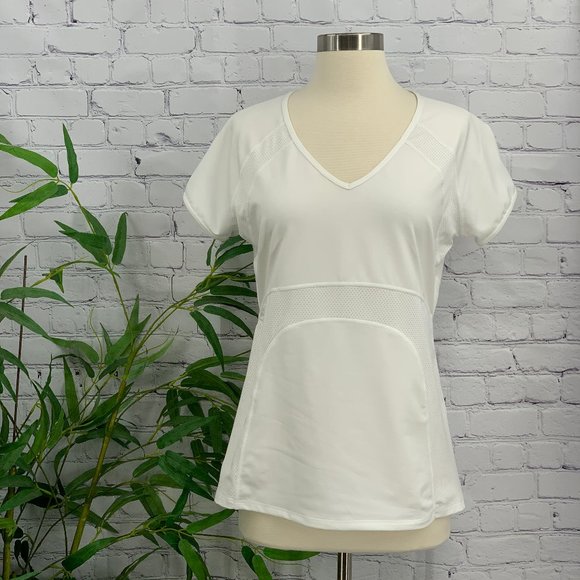 Calvin Klein Tops - 🎉Calvin Klein Performance White Short Sleeve Top